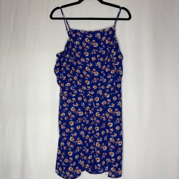 Xhilaration Pants - Blue Floral Romper